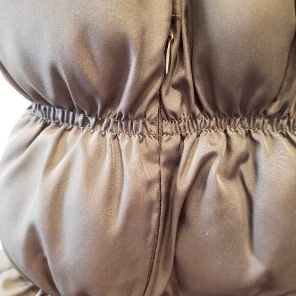 US Polo Association Puffer Vest Grey Green Down - like Full Zip Vest Size L - Picture 8 of 10